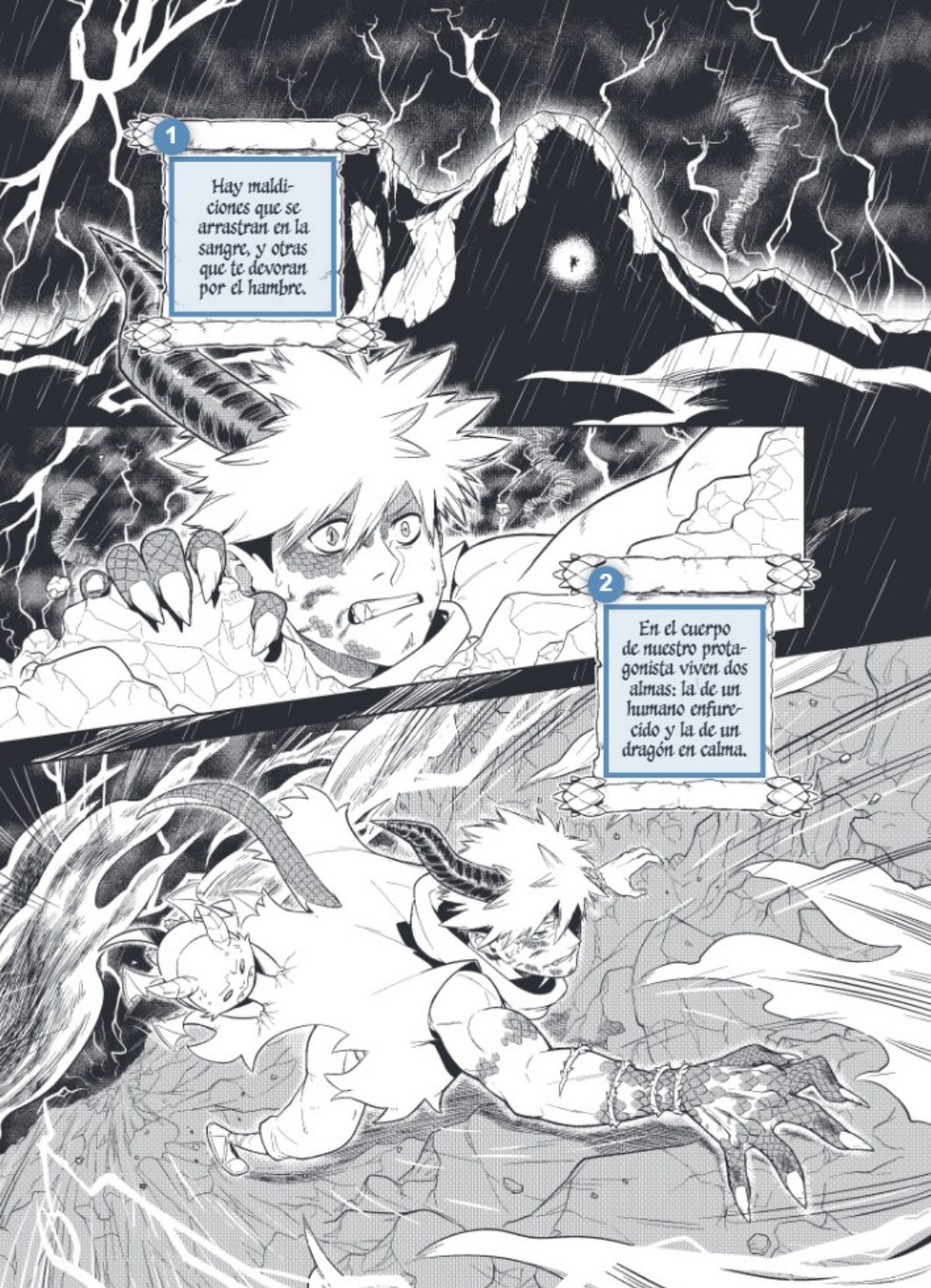 Página de manga marcada con Dorahon
